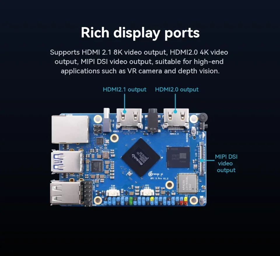 Orange Pi 5 Pro 6 ГБ / 8 ГБ /  – обзор и цена Orange Pi 5 Plus 16Gb